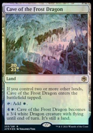 Cave of the Frost Dragon [Dungeons & Dragons: Adventures in the Forgotten Realms Prerelease Promos] | Clutch Gaming