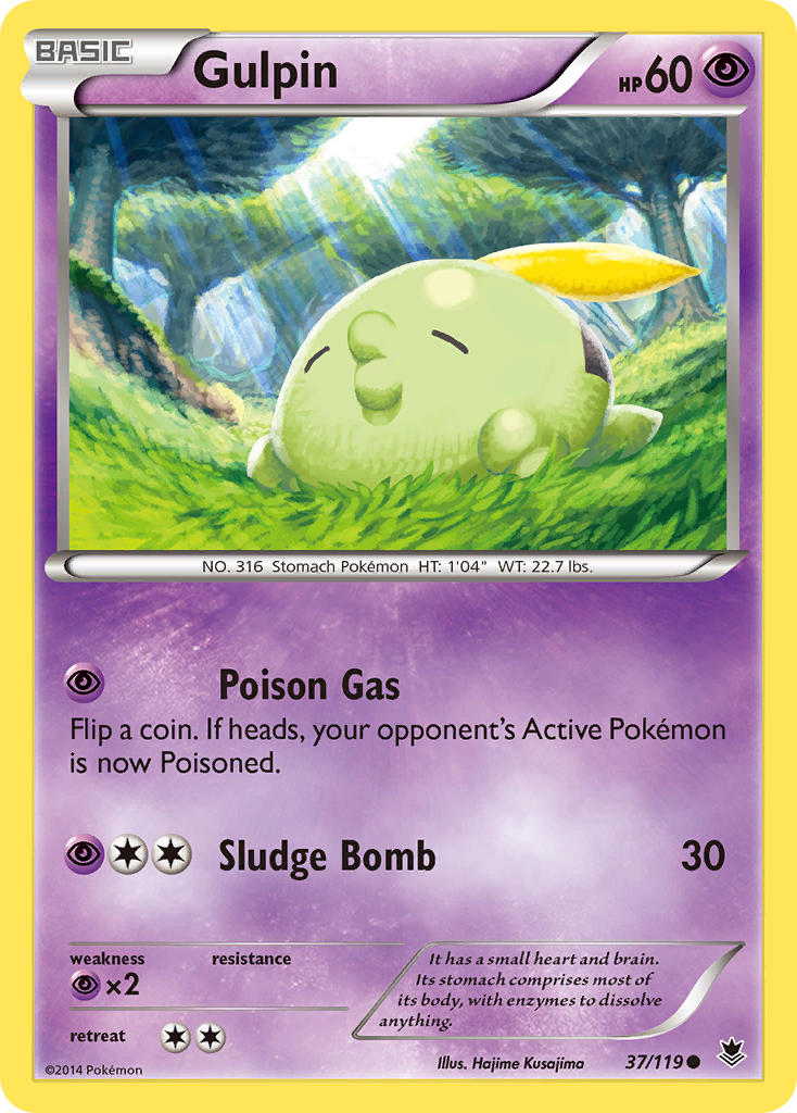 Gulpin (37/119) [XY: Phantom Forces] | Clutch Gaming