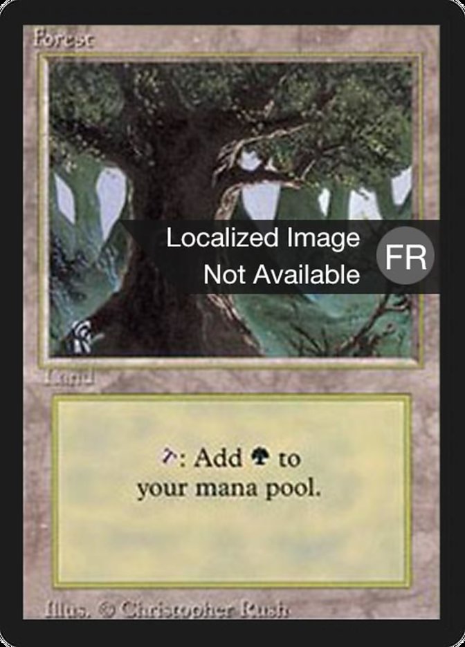 Forest (A) [Foreign Black Border] | Clutch Gaming