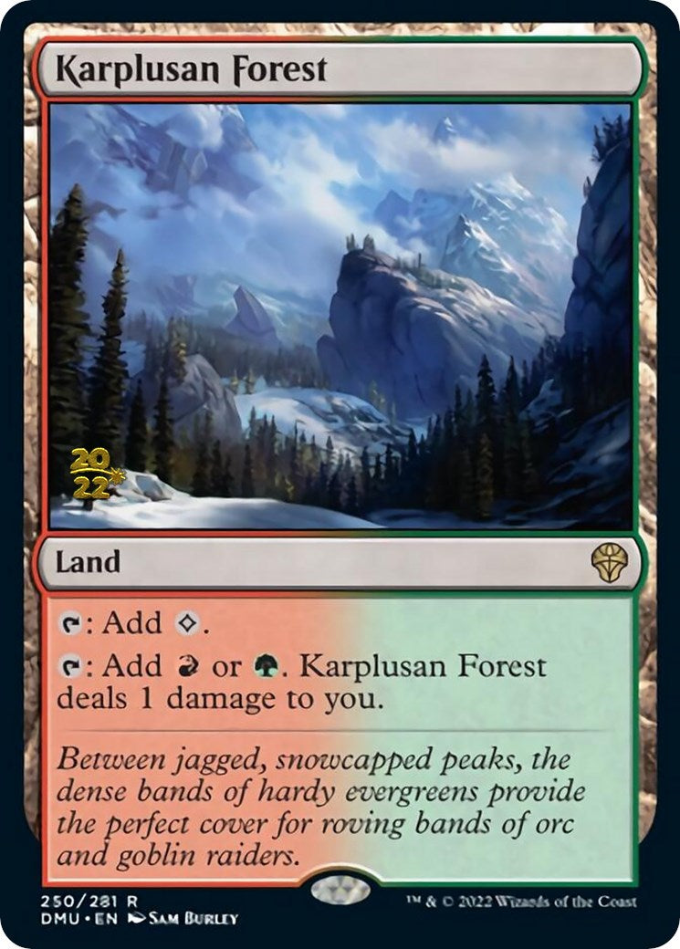 Karplusan Forest [Dominaria United Prerelease Promos] | Clutch Gaming