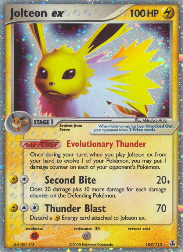 Jolteon ex (109/113) [EX: Delta Species] | Clutch Gaming