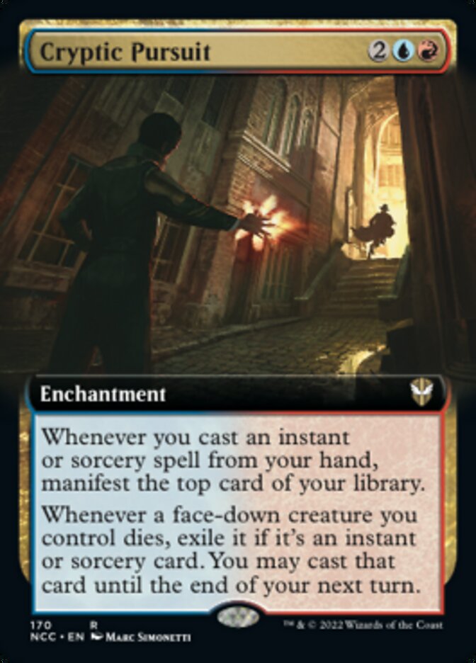Cryptic Pursuit (Extended Art) [Streets of New Capenna Commander] | Clutch Gaming