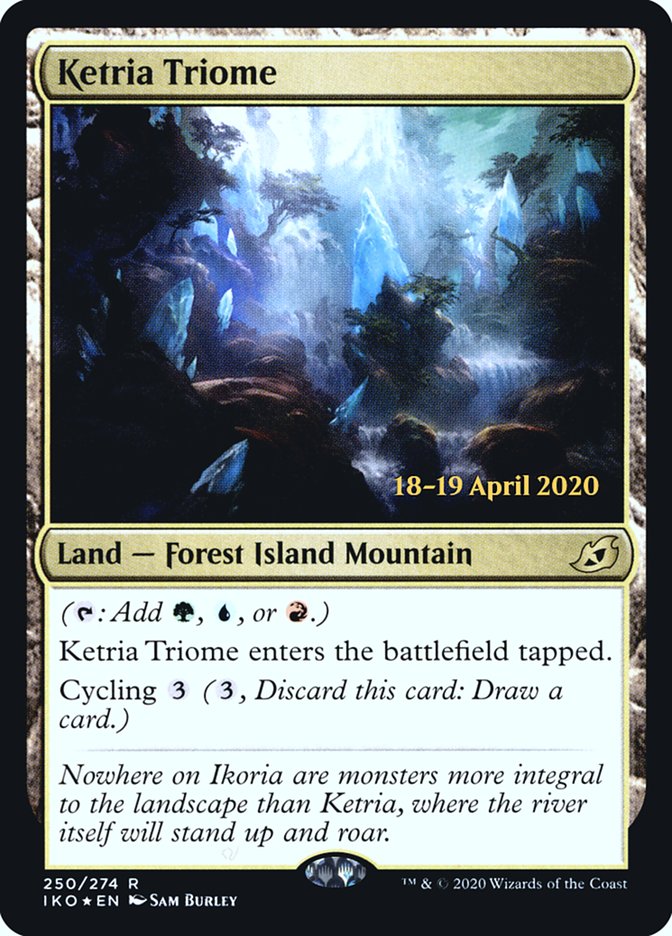 Ketria Triome [Ikoria: Lair of Behemoths Prerelease Promos] | Clutch Gaming