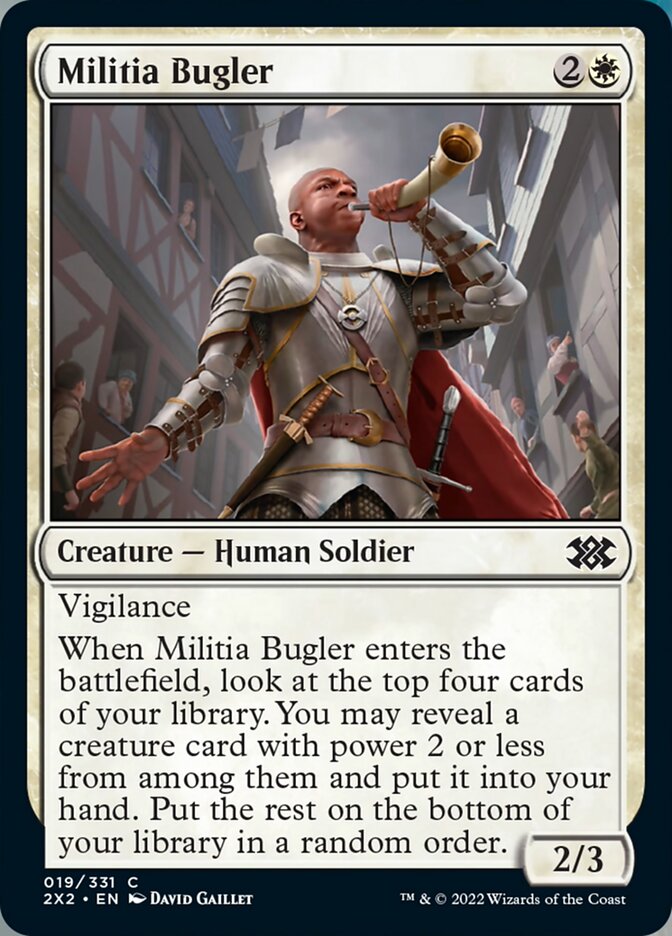 Militia Bugler [Double Masters 2022] | Clutch Gaming