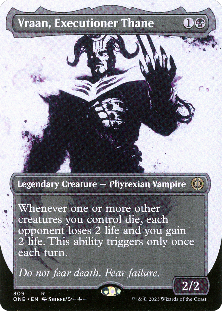 Vraan, Executioner Thane (Borderless Ichor) [Phyrexia: All Will Be One] | Clutch Gaming