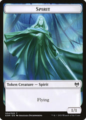 Bird // Spirit Double-Sided Token [Kaldheim Commander Tokens] | Clutch Gaming