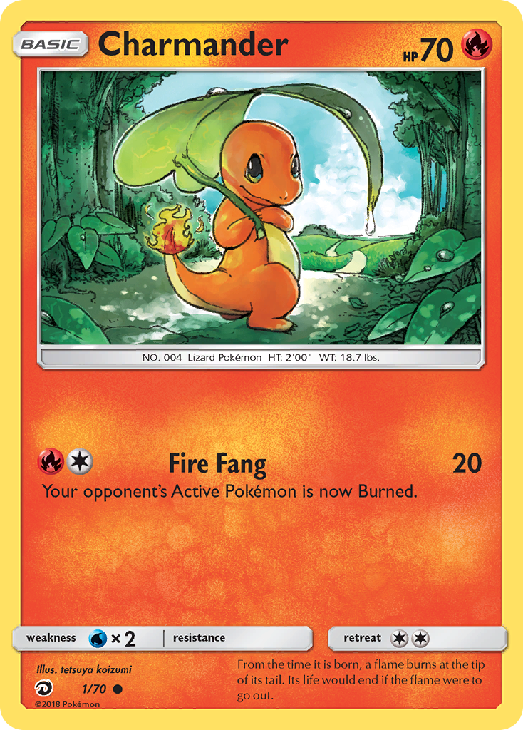 Charmander (1/70) [Sun & Moon: Dragon Majesty] | Clutch Gaming