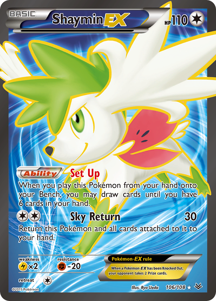 Shaymin EX (106/108) [XY: Roaring Skies] | Clutch Gaming