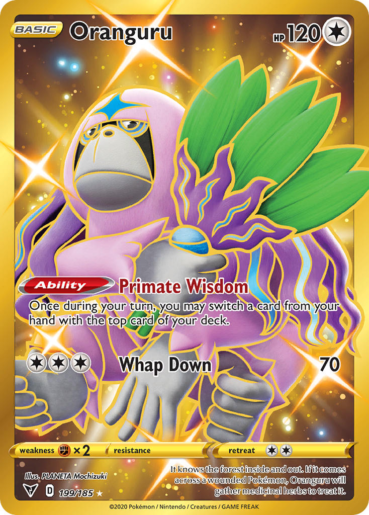 Oranguru (199/185) [Sword & Shield: Vivid Voltage] | Clutch Gaming