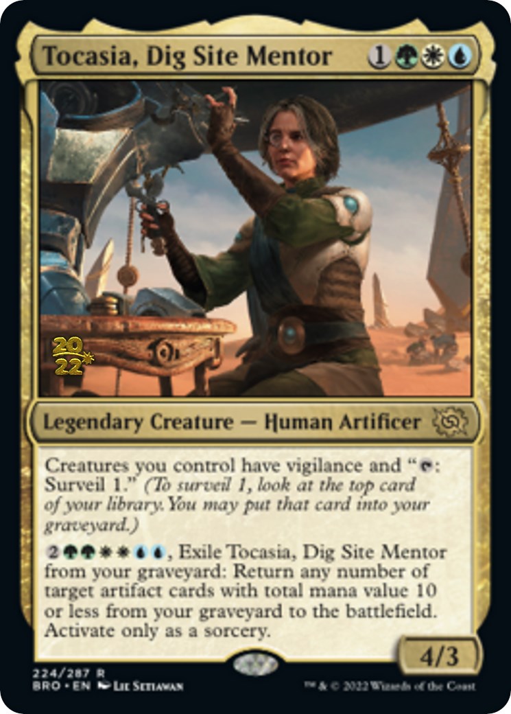 Tocasia, Dig Site Mentor [The Brothers' War Prerelease Promos] | Clutch Gaming