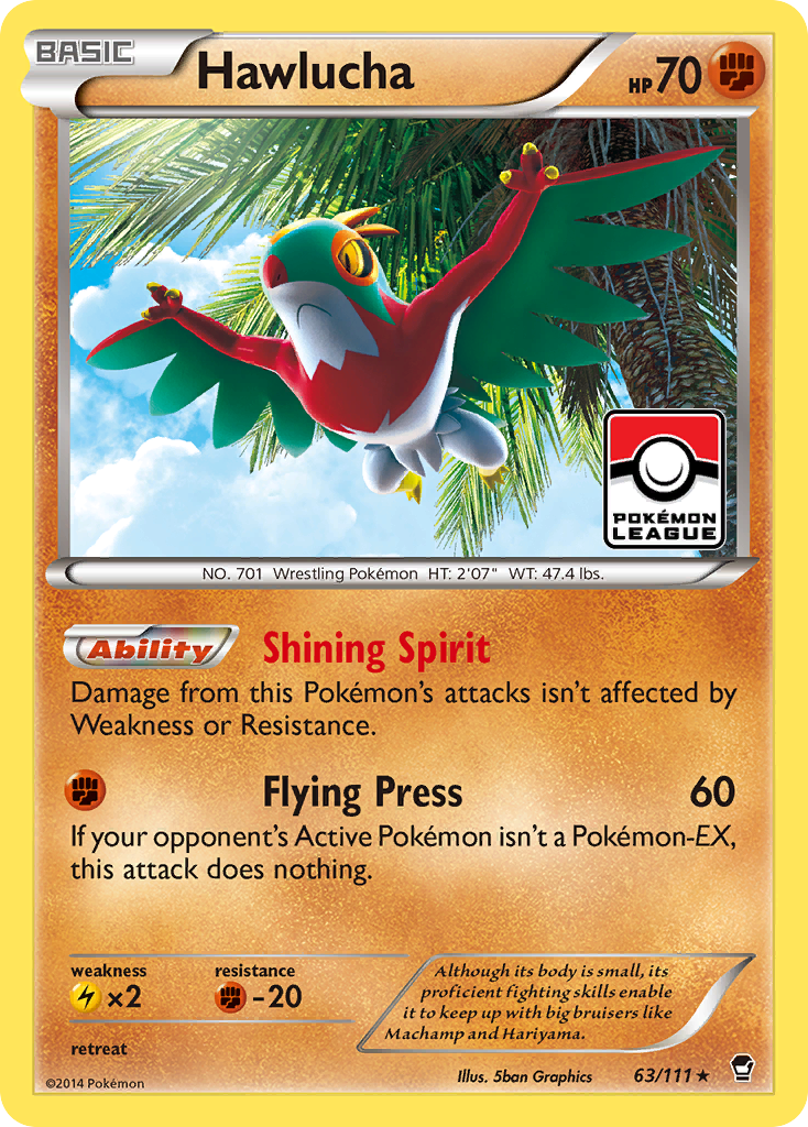 Hawlucha (63/111) [XY: Furious Fists] | Clutch Gaming