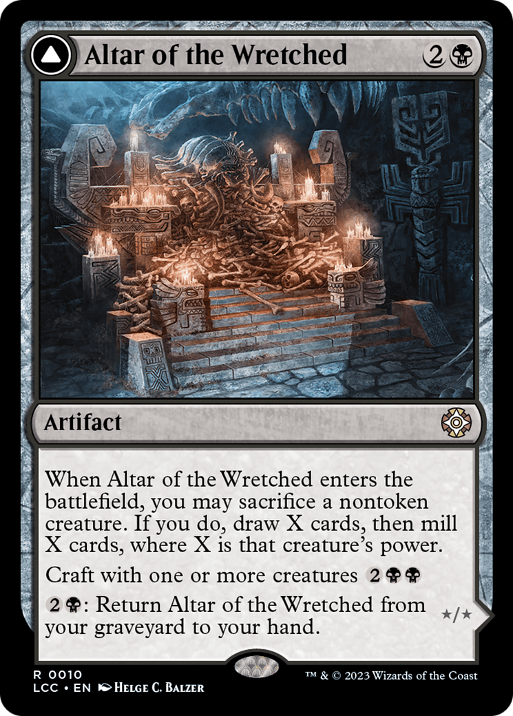 Altar of the Wretched // Wretched Bonemass [The Lost Caverns of Ixalan Commander] | Clutch Gaming