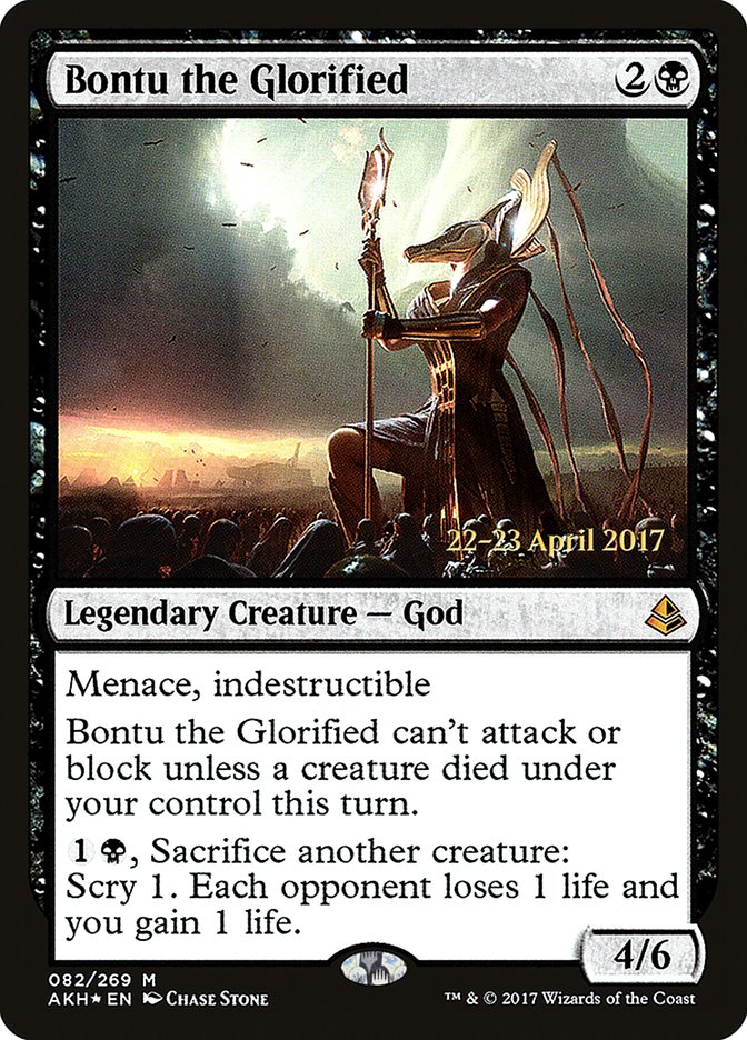 Bontu the Glorified [Amonkhet Prerelease Promos] | Clutch Gaming