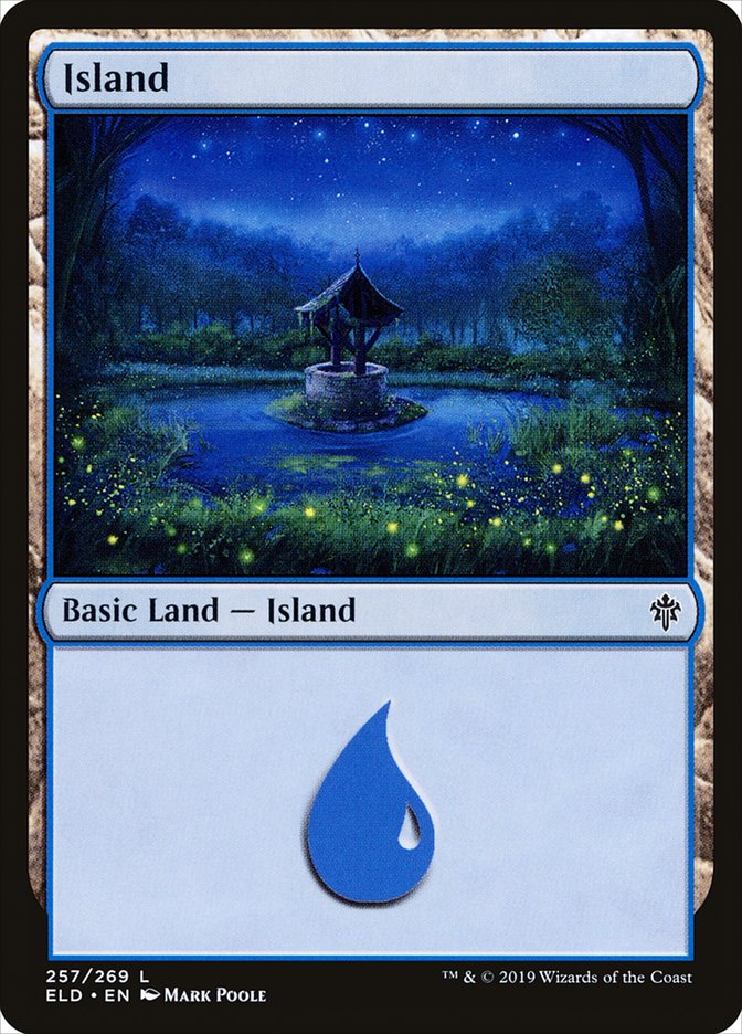 Island (257) [Throne of Eldraine] | Clutch Gaming