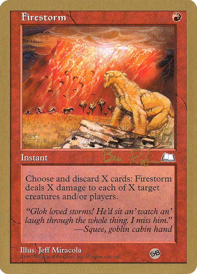 Firestorm (Brian Selden) [World Championship Decks 1998] | Clutch Gaming