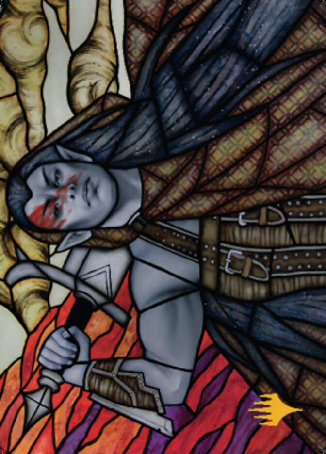 Radha, Coalition Warlord Art Card (Gold-Stamped Signature) [Dominaria United Art Series] | Clutch Gaming