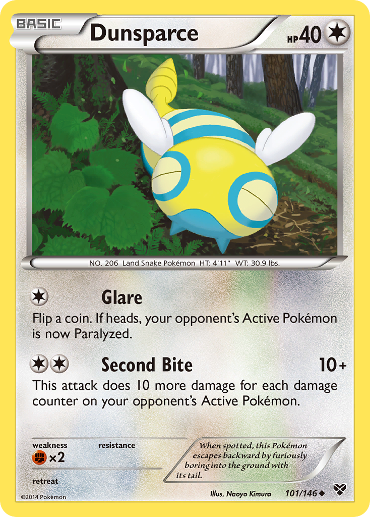 Dunsparce (101/146) [XY: Base Set] | Clutch Gaming