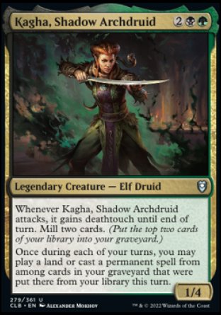 Kagha, Shadow Archdruid [Commander Legends: Battle for Baldur's Gate] | Clutch Gaming