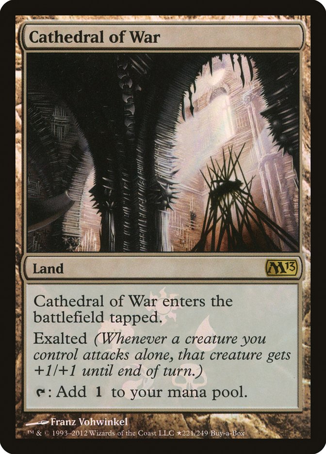 Cathedral of War (Buy-A-Box) [Magic 2013 Promos] | Clutch Gaming