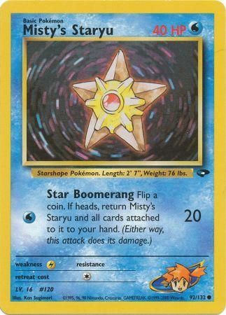 Misty's Staryu (92/132) [Gym Challenge Unlimited] | Clutch Gaming