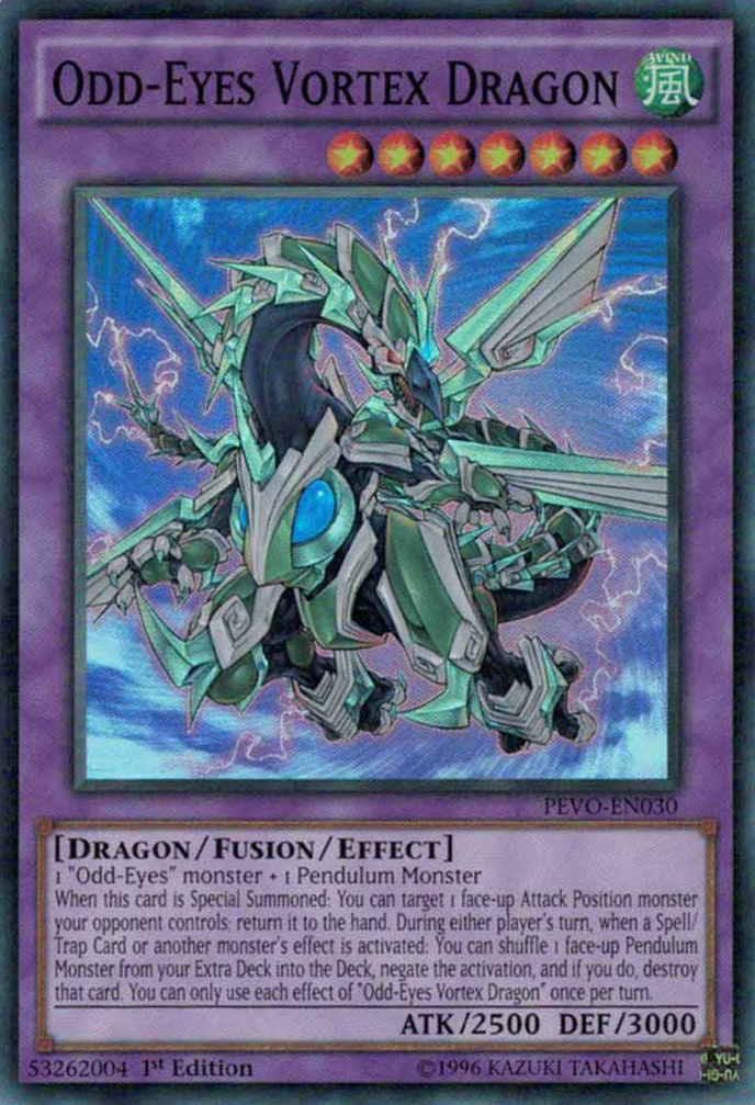 Odd-Eyes Vortex Dragon [PEVO-EN030] Super Rare | Clutch Gaming