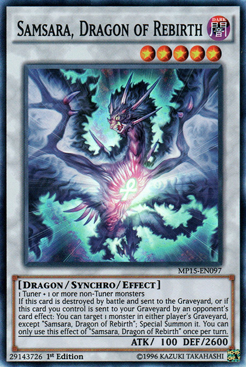 Samsara, Dragon of Rebirth [MP15-EN097] Super Rare | Clutch Gaming