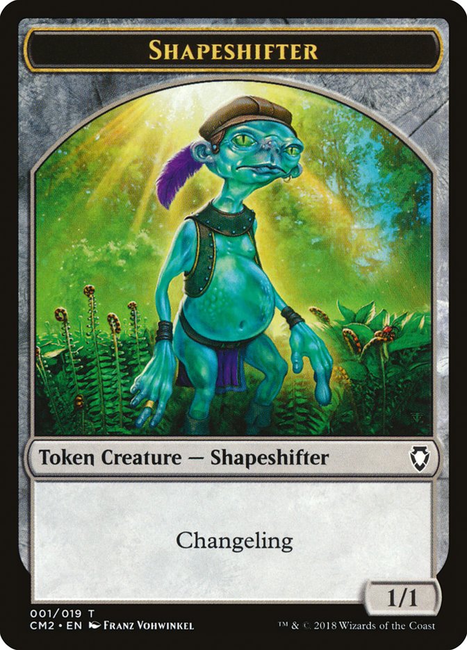 Shapeshifter Token [Commander Anthology Volume II Tokens] | Clutch Gaming