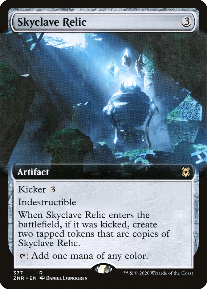 Skyclave Relic (Extended Art) [Zendikar Rising] | Clutch Gaming