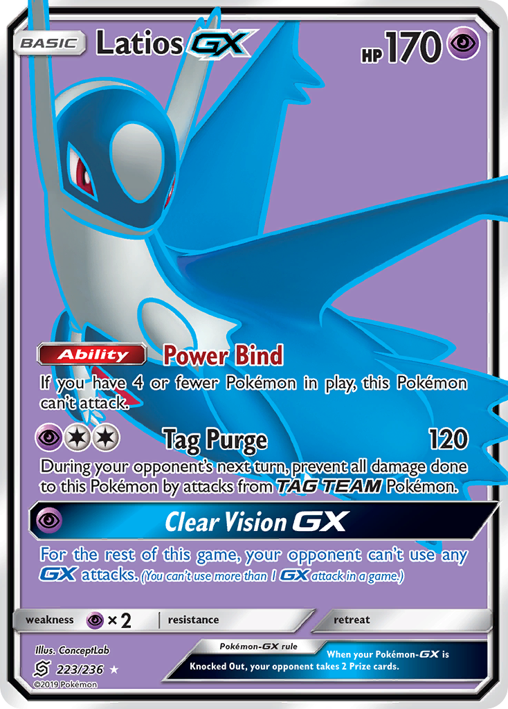 Latios GX (223/236) [Sun & Moon: Unified Minds] | Clutch Gaming