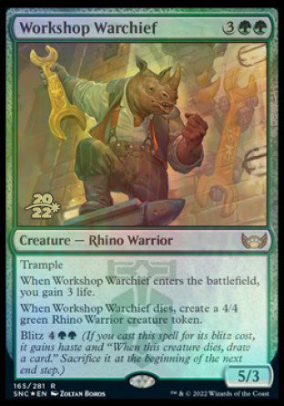 Workshop Warchief [Streets of New Capenna Prerelease Promos] | Clutch Gaming