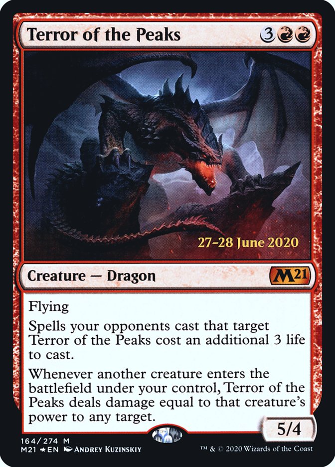 Terror of the Peaks [Core Set 2021 Prerelease Promos] | Clutch Gaming