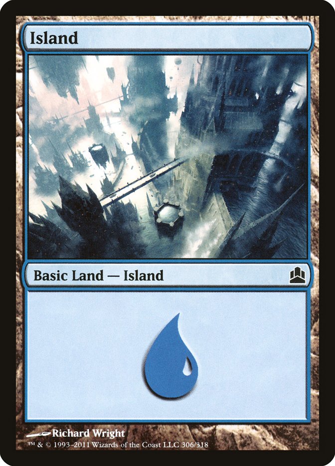 Island (306) [Commander 2011] | Clutch Gaming