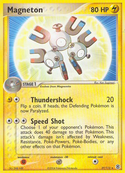 Magneton (27/112) [EX: FireRed & LeafGreen] | Clutch Gaming