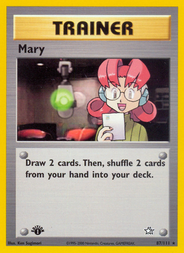 Mary (87/111) [Neo Genesis 1st Edition] | Clutch Gaming