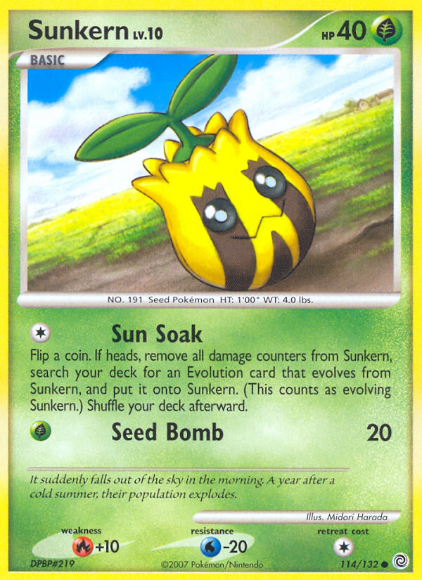 Sunkern (114/132) [Diamond & Pearl: Secret Wonders] | Clutch Gaming