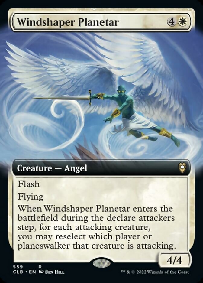 Windshaper Planetar (Extended Art) [Commander Legends: Battle for Baldur's Gate] | Clutch Gaming