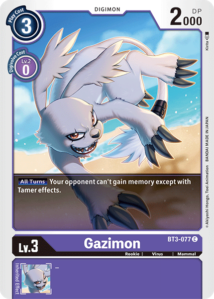 Gazimon [BT3-077] [Release Special Booster Ver.1.5] | Clutch Gaming