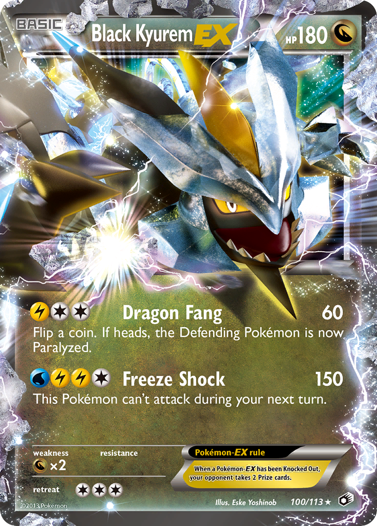 Black Kyurem EX (100/113) [Black & White: Legendary Treasures] | Clutch Gaming