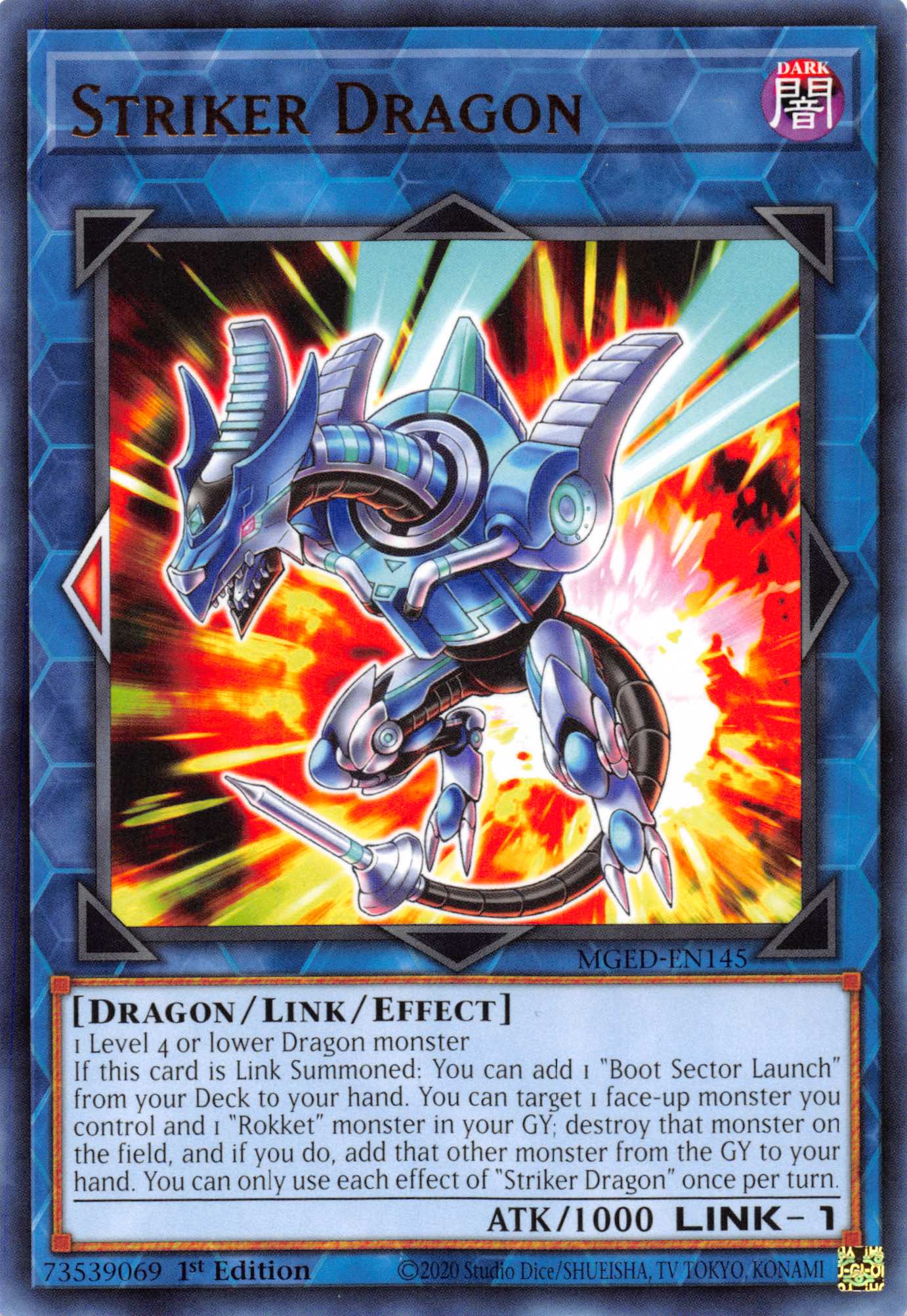 Striker Dragon [MGED-EN145] Rare | Clutch Gaming