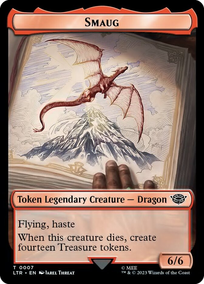 Smaug Token [The Lord of the Rings: Tales of Middle-Earth Tokens] | Clutch Gaming