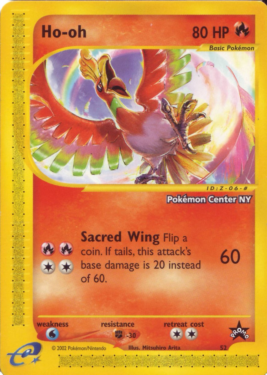 Ho-oh (52) (Pokemon Center NY Promo) [Wizards of the Coast: Black Star Promos] | Clutch Gaming