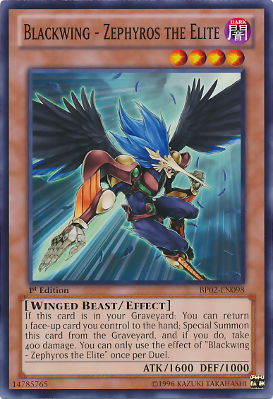 Blackwing - Zephyros the Elite [BP02-EN098] Common | Clutch Gaming