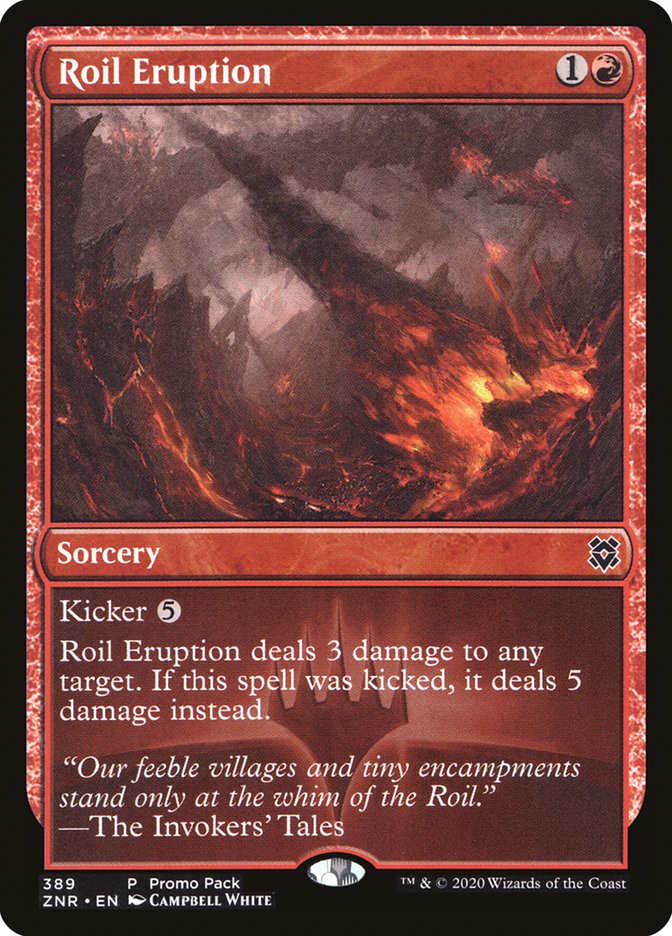 Roil Eruption (Promo Pack) [Zendikar Rising Promos] | Clutch Gaming