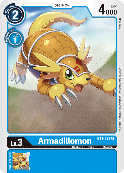 Armadillomon [BT1-027] [Release Special Booster Ver.1.0] | Clutch Gaming