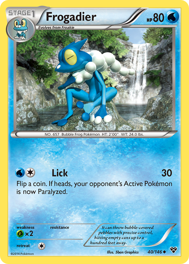 Frogadier (40/146) [XY: Base Set] | Clutch Gaming