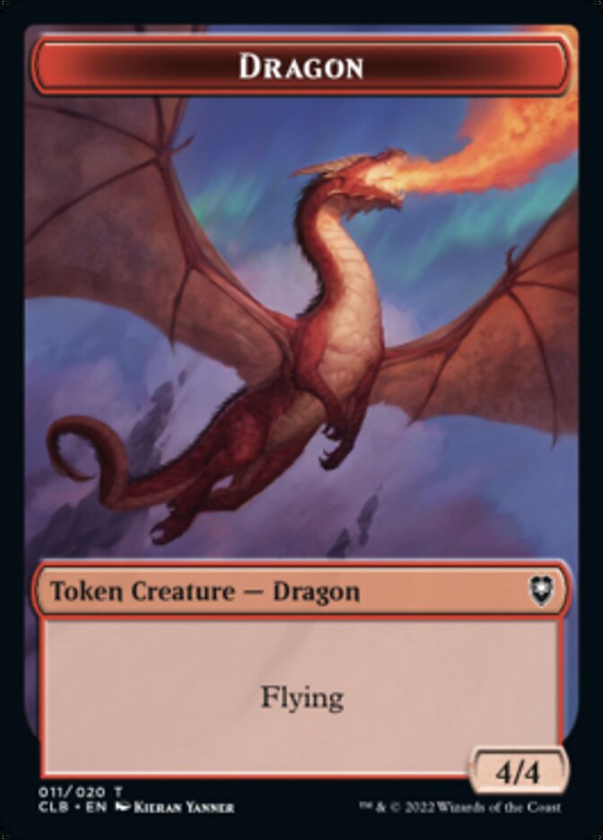 Dragon Token [Commander Legends: Battle for Baldur's Gate Tokens] | Clutch Gaming