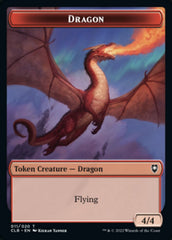 Treasure // Dragon Double-Sided Token [Commander Legends: Battle for Baldur's Gate Tokens] | Clutch Gaming