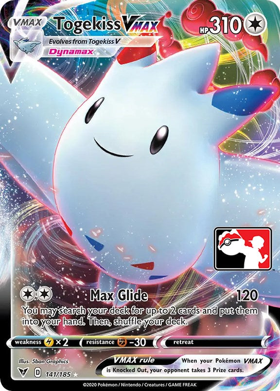 Togekiss VMAX (141/185) [Prize Pack Series One] | Clutch Gaming