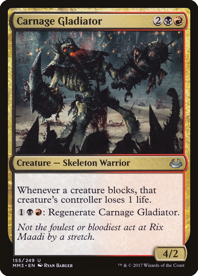 Carnage Gladiator [Modern Masters 2017] | Clutch Gaming