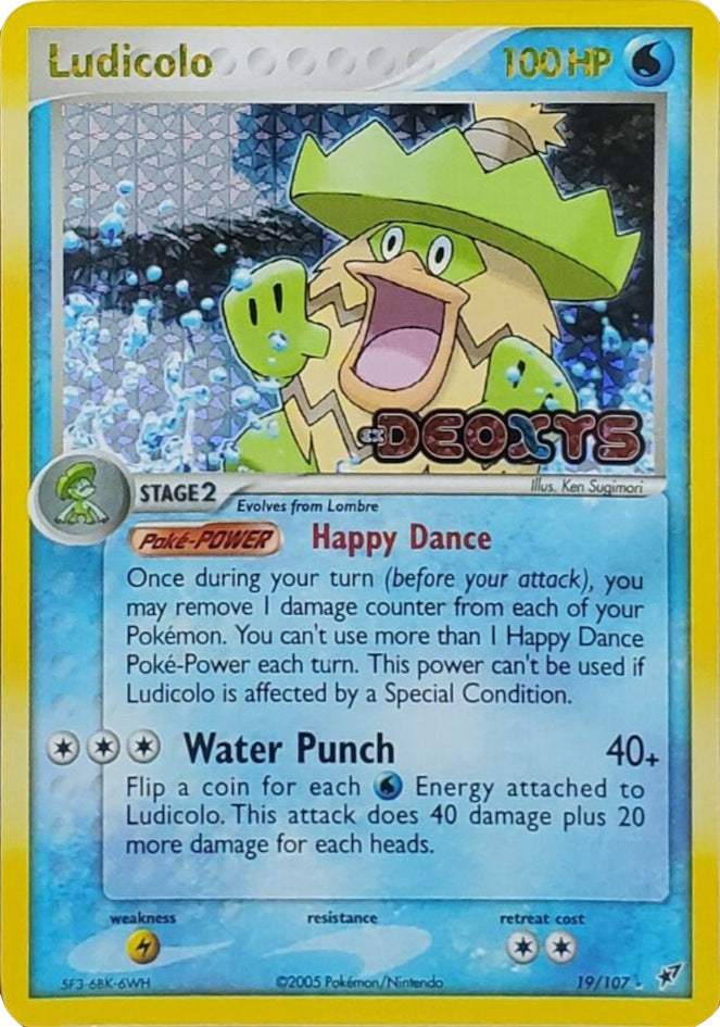 Ludicolo (19/107) (Stamped) [EX: Deoxys] | Clutch Gaming